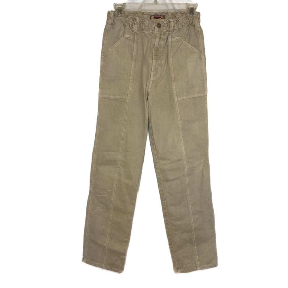 MOTHER Wrapper Patch Springy Ankle Cargo Jeans Size 27